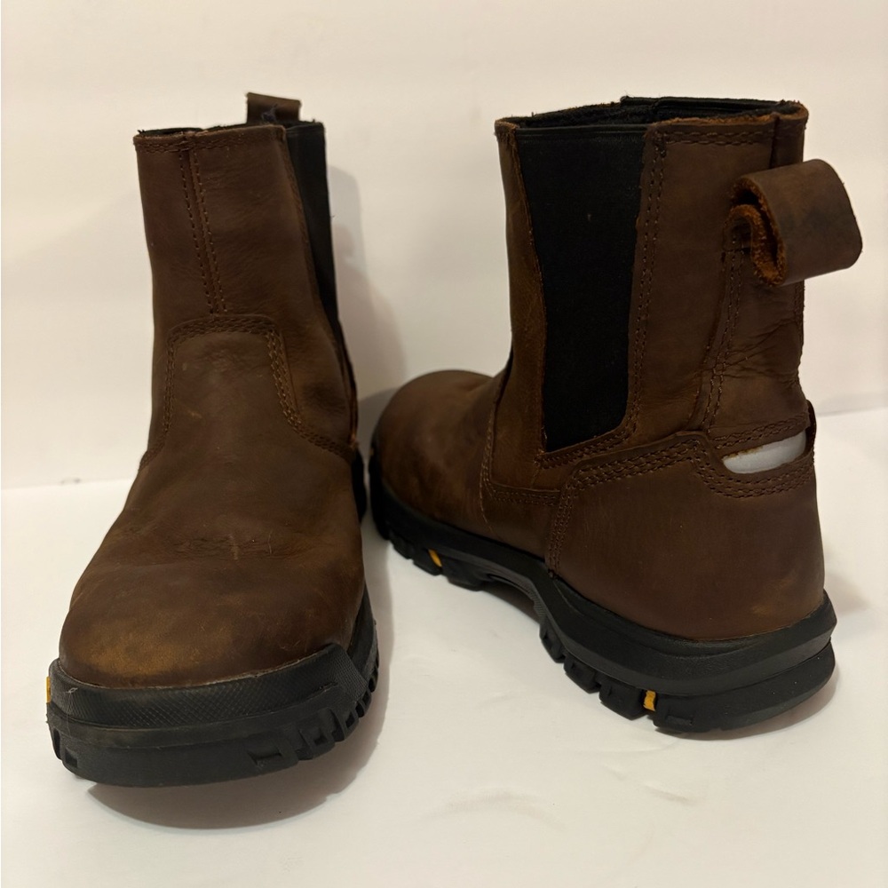 Brown Leather Ankle Boots